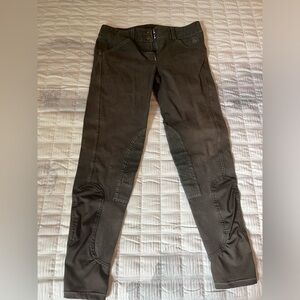 Ovation gray knee patch breeches